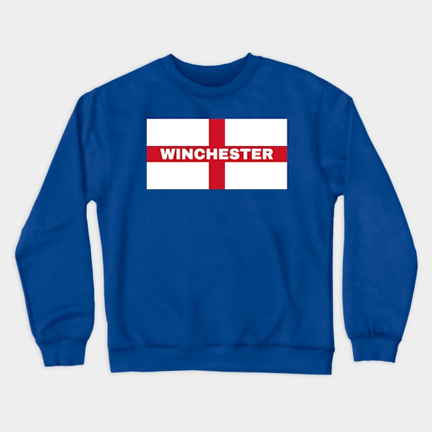 Winchester City in English Flag Crewneck Sweatshirt by aybe7elf